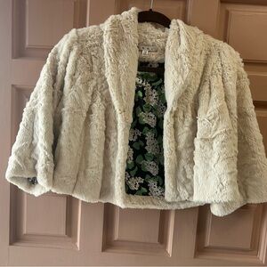 CAbi Cream Teddy Jacket